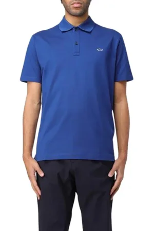Paul & Shark Hombre, Camisetas, Azul, Talla: S