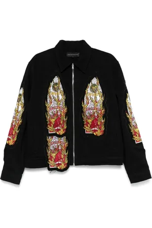 Who Decides War Hombre, Chaquetas, Negro, Talla: M
