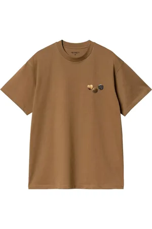 Carhartt Hombre, Camisetas, Marrón, Talla: XS
