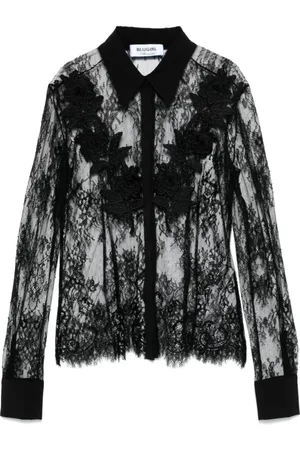 Blugirl Mujer, Blusas y Camisas, Negro, Talla: S