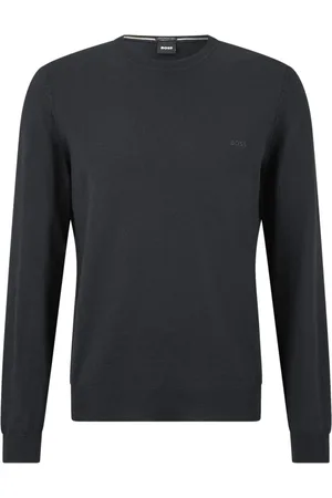 HUGO BOSS Hombre, Sudaderas, Negro, Talla: 2XL