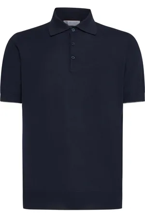 Brunello Cucinelli Hombre, Camisetas, Azul, Talla: M