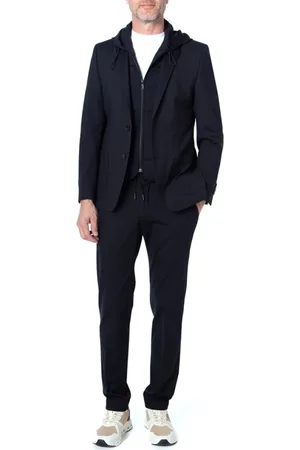 Karl Lagerfeld Hombre, Trajes, Negro, Talla: L