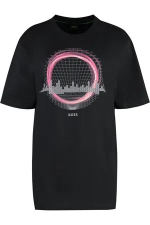 HUGO BOSS Hombre, Camisetas, Negro, Talla: S