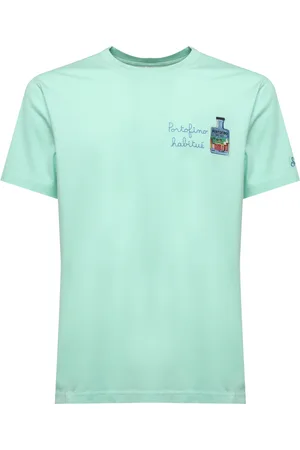 MC2 SAINT BARTH Hombre, Camisetas, Verde, Talla: 2XL
