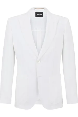 HUGO BOSS Hombre, Chaquetas, Blanco, Talla: L