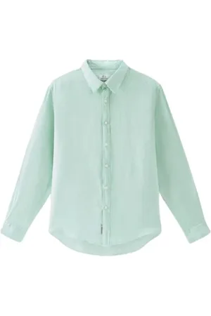 Woolrich Hombre, Camisas, Verde, Talla: S