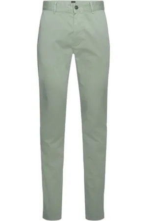 HUGO BOSS Hombre, Pantalones, Verde, Talla: W40 L32