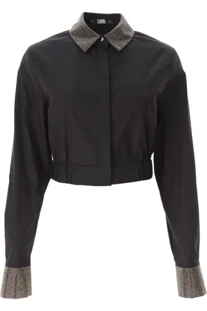 Karl Lagerfeld Mujer, Blusas y Camisas, Negro, Talla: S
