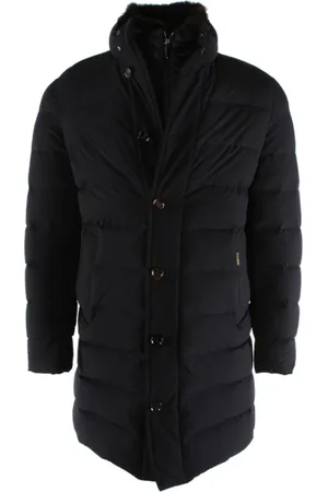 MOORER Hombre, Chaquetas, Azul, Talla: M