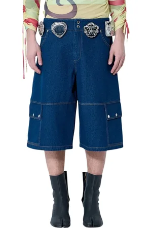 Chopova Lowena Hombre, Pantalones cortos, Azul, Talla: M
