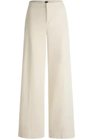 HUGO BOSS Mujer, Pantalones, Blanco, Talla: XS