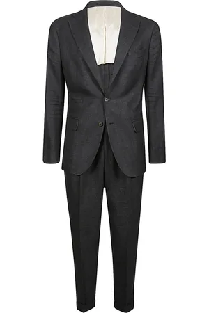 ELEVENTY Hombre, Trajes, Negro, Talla: 3XL