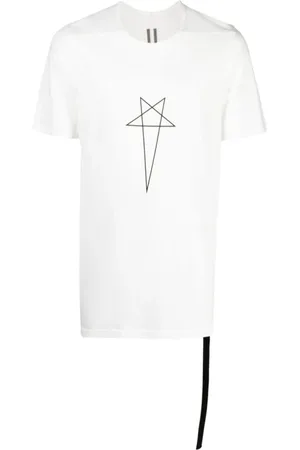 Rick Owens Hombre, Camisetas, Blanco, Talla: M