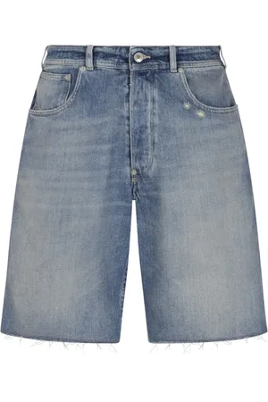 Maison Margiela Hombre, Pantalones cortos, Azul, Talla: W32