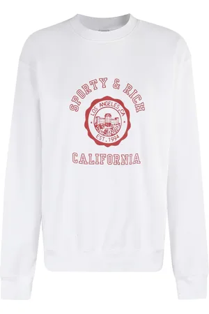 Sporty & Rich Mujer, Sudaderas, Blanco, Talla: M