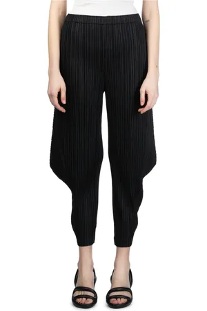 Issey Miyake Mujer, Pantalones, Negro, Talla: M