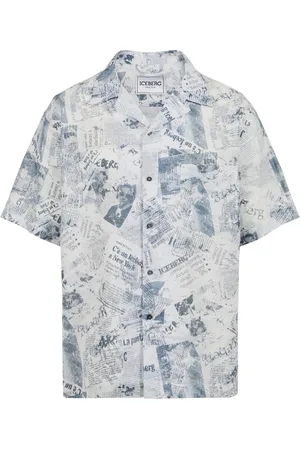 Iceberg Hombre, Camisas, Azul, Talla: L