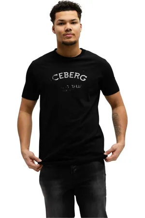Iceberg Hombre, Camisetas, Negro, Talla: XL