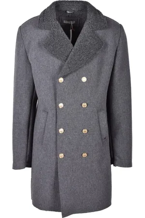 D.A. Daniele Alessandrini Hombre, Abrigos, Gris, Talla: S