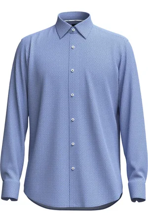 HUGO BOSS Hombre, Camisas, Azul, Talla: S
