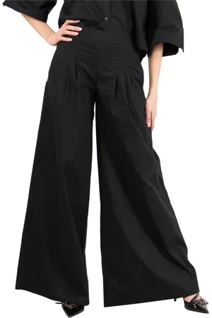 Manila Grace Mujer, Pantalones, Negro, Talla: 2XS