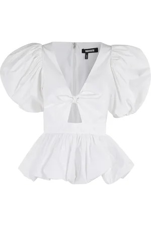ROTATE Mujer, Blusas y Camisas, Blanco, Talla: L