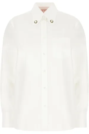 VALENTINO GARAVANI Mujer, Blusas y Camisas, Blanco, Talla: M