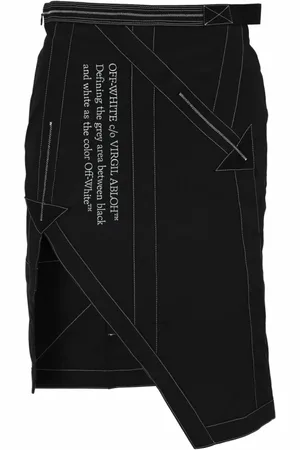 OFF-WHITE Mujer, Faldas, Negro, Talla: S