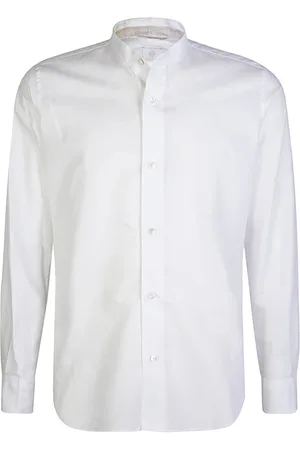 ELEVENTY Hombre, Camisas, Blanco, Talla: M