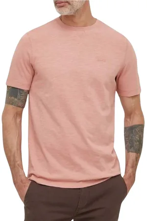HUGO BOSS Hombre, Camisetas, Rosa, Talla: S
