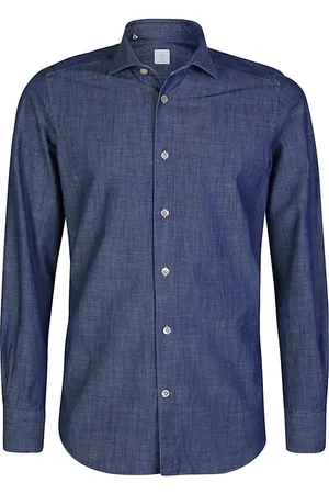 ELEVENTY Hombre, Camisas, Azul, Talla: S
