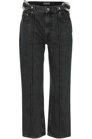 J.W.Anderson Mujer, Vaqueros, Negro, Talla: M