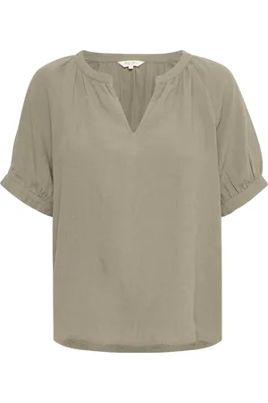 Part Two Mujer, Blusas y Camisas, Gris, Talla: M