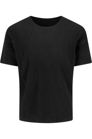 Issey Miyake Hombre, Camisetas, Negro, Talla: L