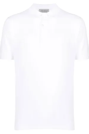 JOHN SMEDLEY Hombre, Camisetas, Blanco, Talla: L