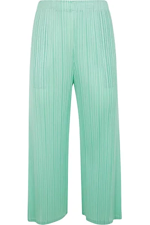 Issey Miyake Mujer, Pantalones, Verde, Talla: L