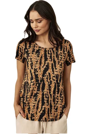 In Front Mujer, Camisetas, Marrón, Talla: XL