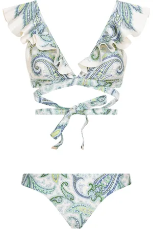 ZIMMERMANN Mujer, Trajes de baño, Verde, Talla: L