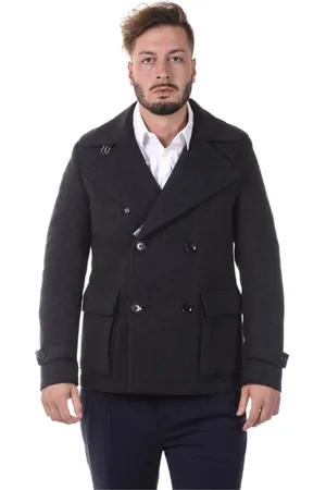 HUGO BOSS Hombre, Abrigos, Negro, Talla: M