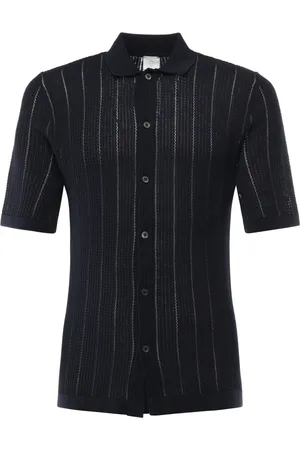 ELEVENTY Hombre, Camisas, Negro, Talla: S