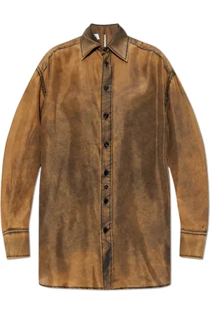 Maison Margiela Mujer, Blusas y Camisas, Marrón, Talla: XS