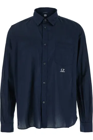 C.P. Company Hombre, Camisas, Azul, Talla: L
