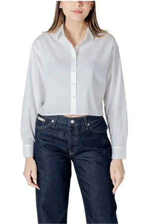 Calvin Klein Mujer, Blusas y Camisas, Blanco, Talla: L