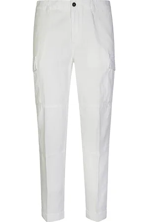 ELEVENTY Hombre, Pantalones, Blanco, Talla: W30