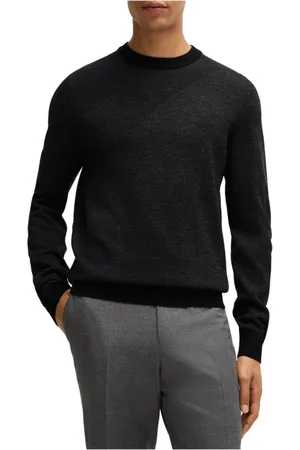 HUGO BOSS Hombre, Jerseys, Negro, Talla: S