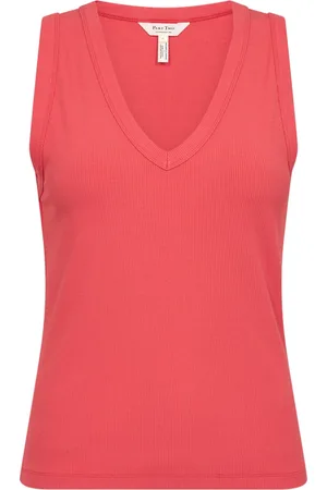 Part Two Mujer, Camisetas, Rojo, Talla: 2XL
