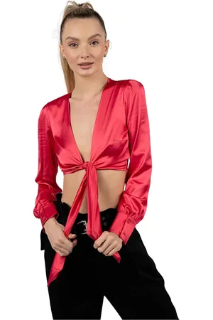 Patrizia Pepe Mujer, Blusas y Camisas, Rojo, Talla: S