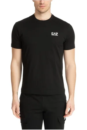 EA7 Hombre, Camisetas, Negro, Talla: L