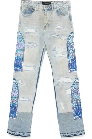 Who Decides War Hombre, Vaqueros, Azul, Talla: W32